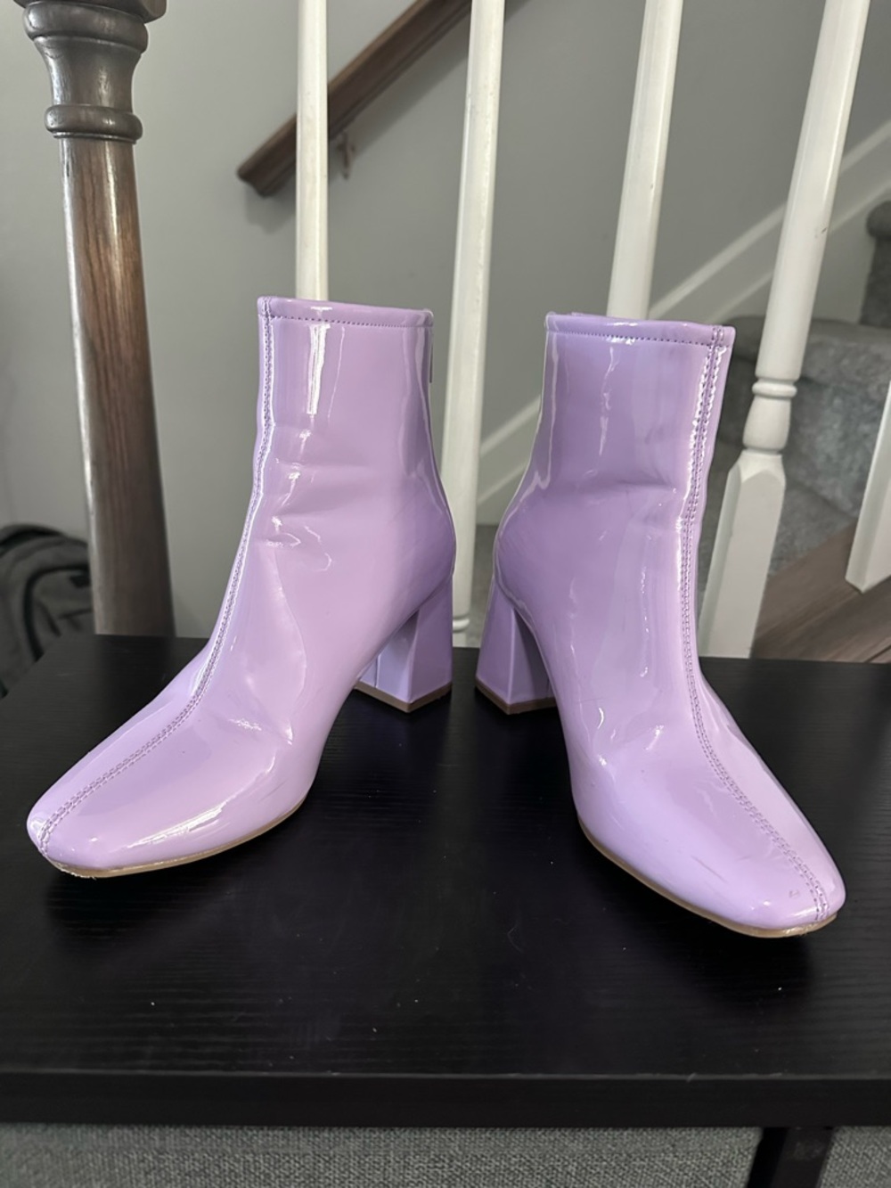 Purple Gogo Boots - Size 7.5